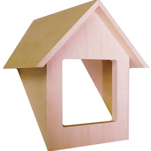 Dollhouse Traditional Dormer Window Unit with 45 Degree Angle by Houseworks