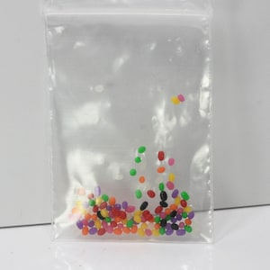 Dollhouse Miniature Food - Bag Of Artisan Easter Jelly Beans by Lorraine Adinolfi