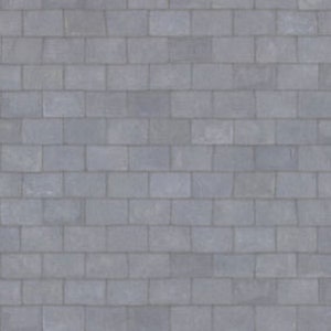 Dollhouse Wallpaper - 1:24 Scale Grey Slate Wallpaper by Jackson Miniatures