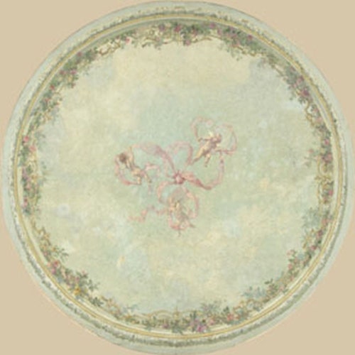 Dollhouse Wallpaper Ceiling Mural Etsy