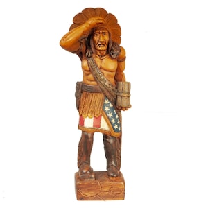 Dollhouse Miniature Cigar Store Indian by Town Square Miniatures