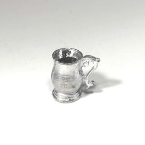 Dollhouse Miniature Colonial Look Mug Made of Pewter Metal