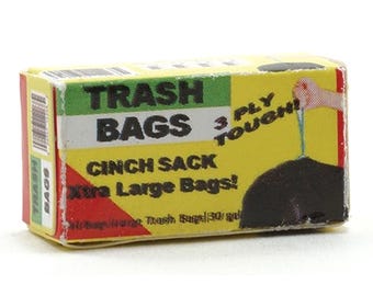 Miniature Box of Trash Bags