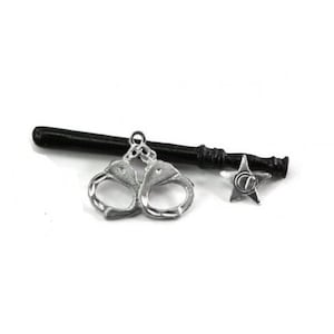 Dollhouse Miniature - Police Officer Accessory Set