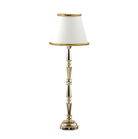 Floor lamp with online battery