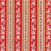 Dollhouse Wallpaper - Light Red Floral Stripe by World Model Miniatures ...