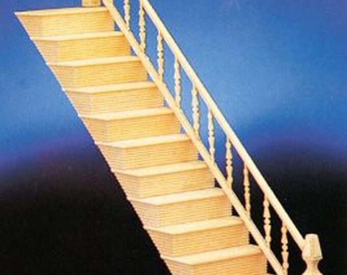 Dollhouse Miniature Fancy Stair Kit by Handley House Etsy