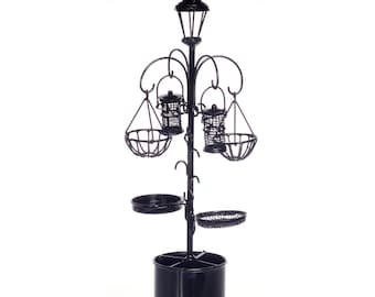 Dollhouse Miniature Multi Station Bird Feeder by Town Square Miniatures