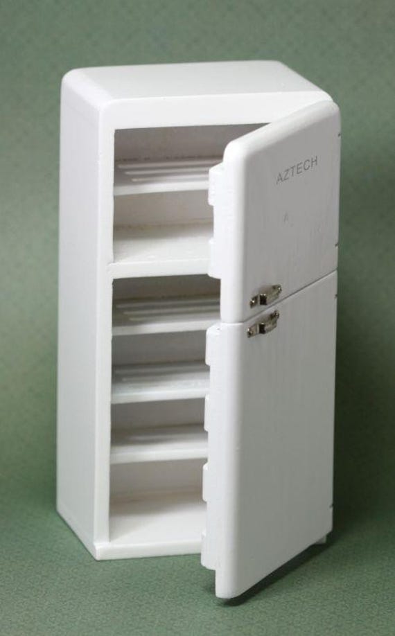 Miniature Retro 1950's Refrigerator in White - Etsy