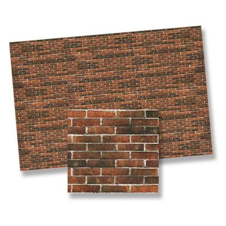 Dollhouse Antique Brick Wall Paper by World Model Miniatures Etsy