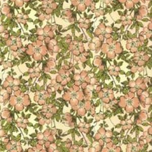 Dollhouse Miniature 1:12 Wallpaper - Debora&#39;s Cherry Blossom