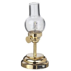 Dollhouse Miniature LED Light - Traditional Hurricane Light by Miniature House