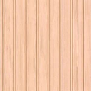 Dollhouse Wallpaper - Bead Board - Pine