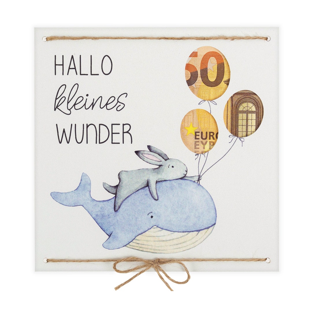 Geldgeschenk Geburt als Grußkarte Mädchen Junge Baby Etsy.de
