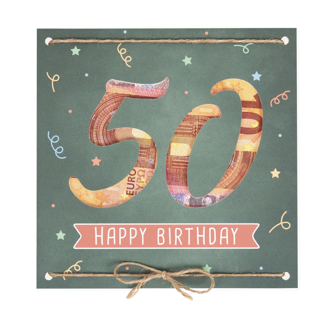Geldgeschenk Geburtstag Geschenk 50. Geburtstag Geschenke für