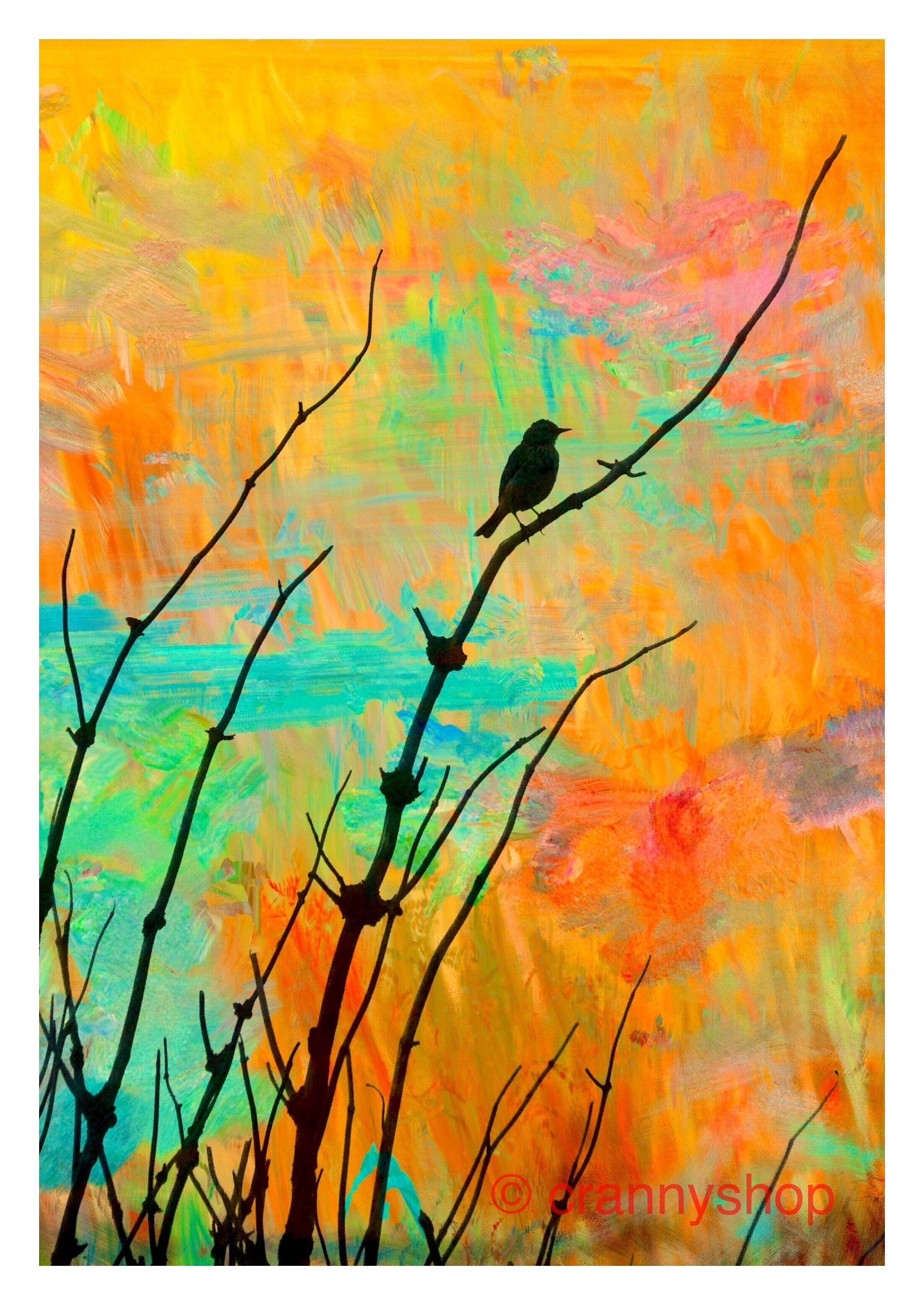 BLANK GREETINGS CARD Greeting Card Digital Art Card Nature Etsy