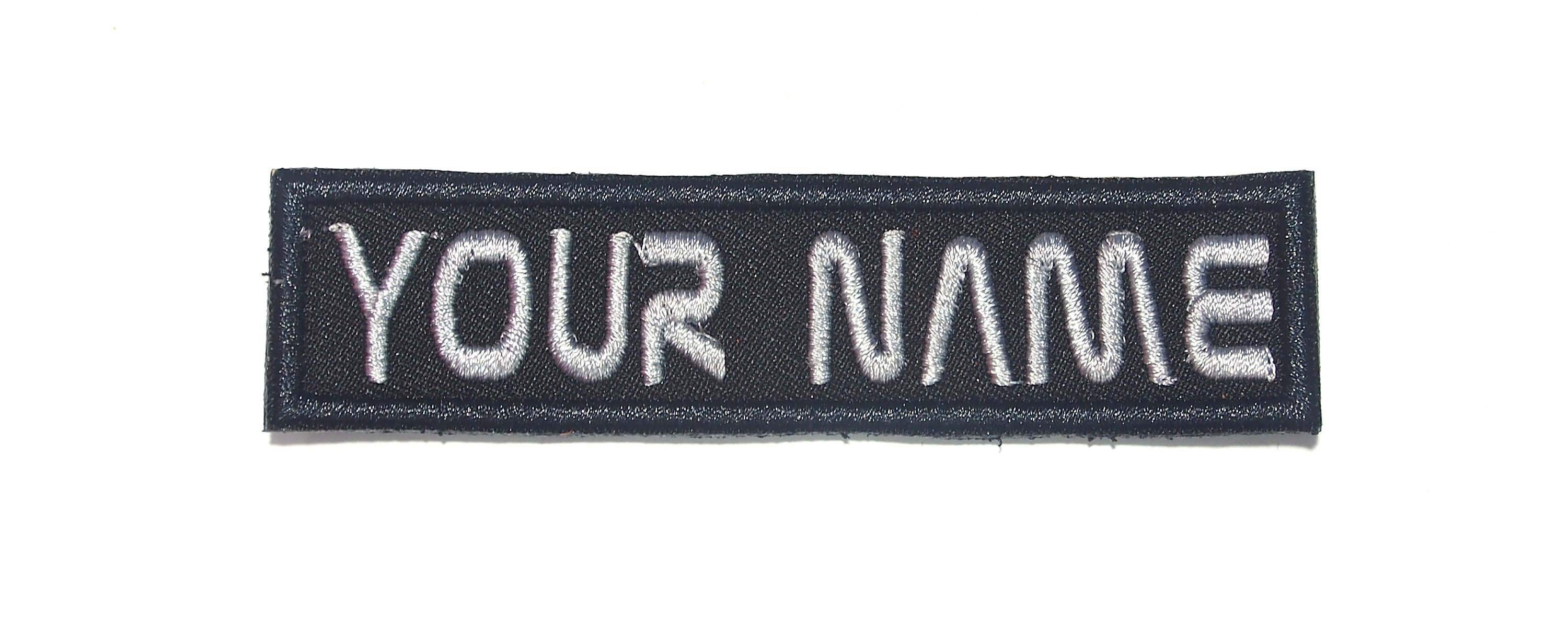 Custom Name Tag Name Tape NASA Space Font Style Embroidered Etsy