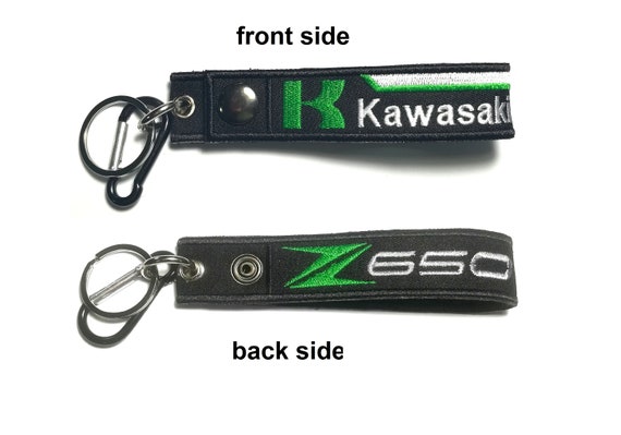 KAWASAKI Z650 leather motorcycle keychain
