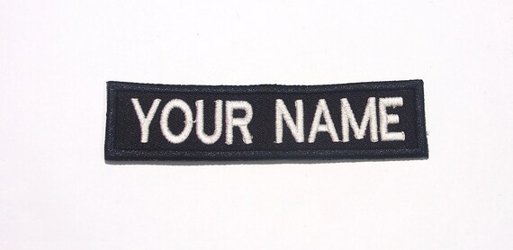 Custom Name tag Name Tape Honda Racing Biker Motorcycle Embroider Patch Custom Name tag Name Tape Honda Racing Biker Motorcycle Embroider Patch