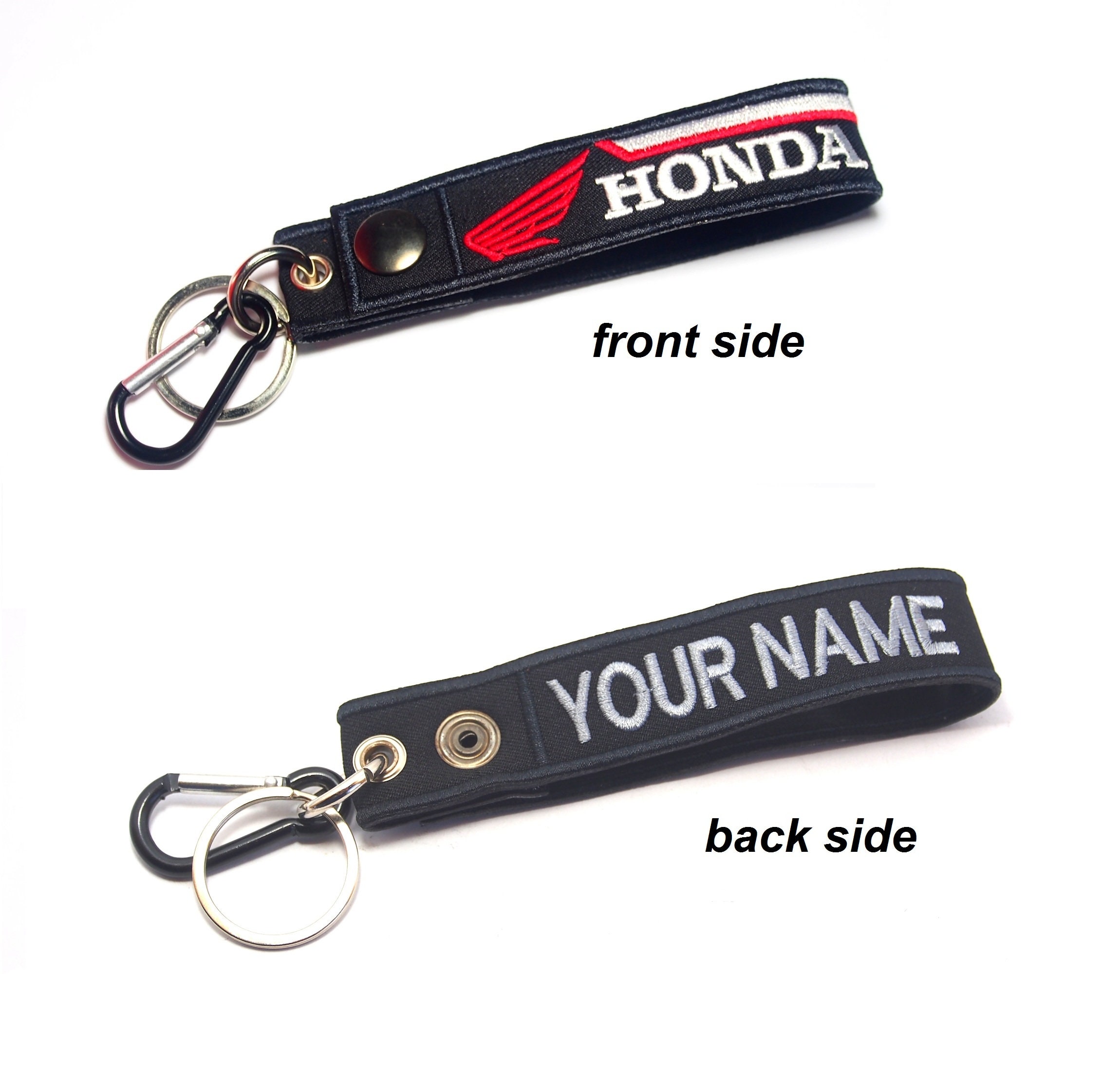 Honda Key FOB Custom Name Or Text Embroidered Motorcycle Biker Etsy Honda Key FOB Custom Name Or Text Embroidered Motorcycle Biker Etsy