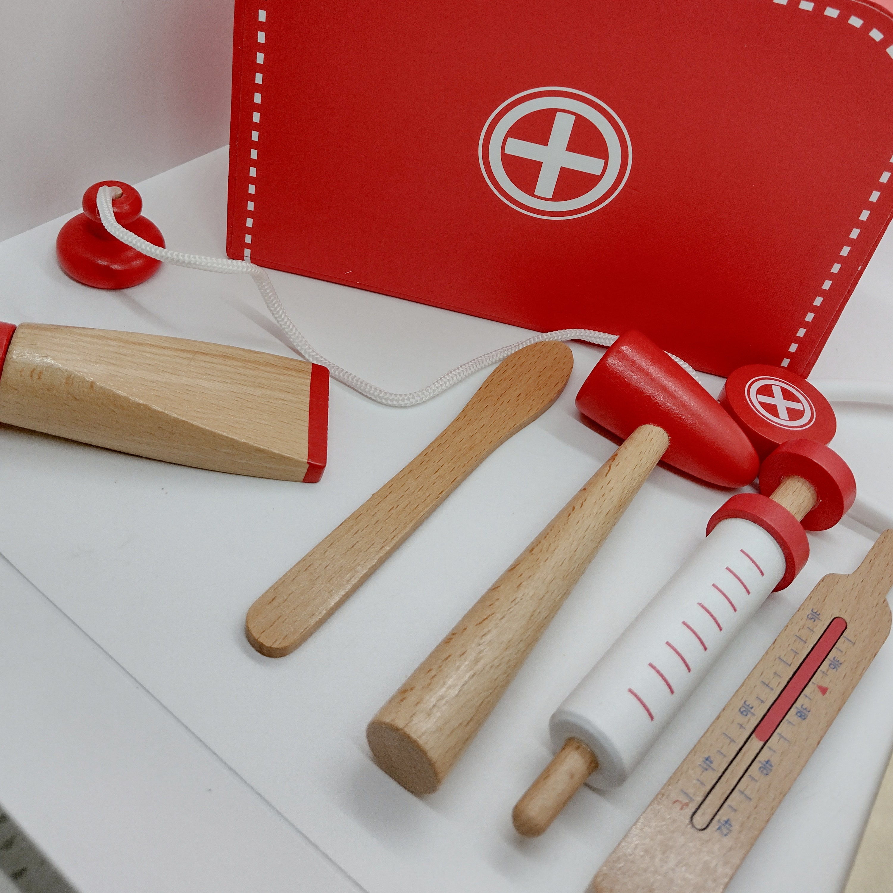 Children's Doctor Play Set Wooden Kids Doctors Play Kit Etsy