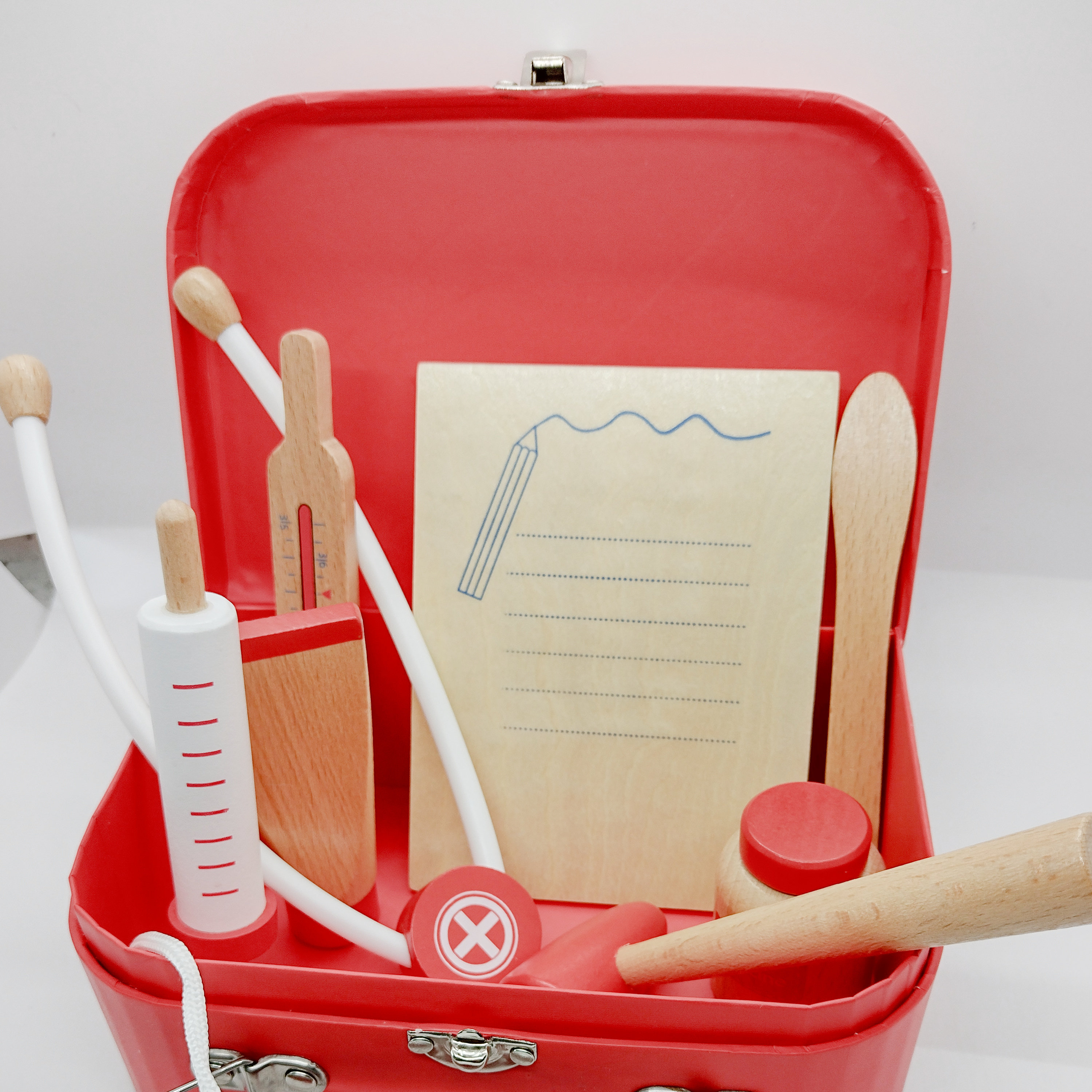 Children's Doctor Play Set Wooden Kids Doctors Play Kit Etsy