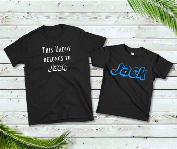personalised dad t shirts