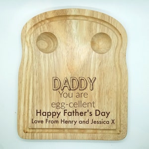 Regalo personalizado para el Día del Padre, tabla para huevos, "Papá, eres un huevo", un excelente regalo divertido para papá.
