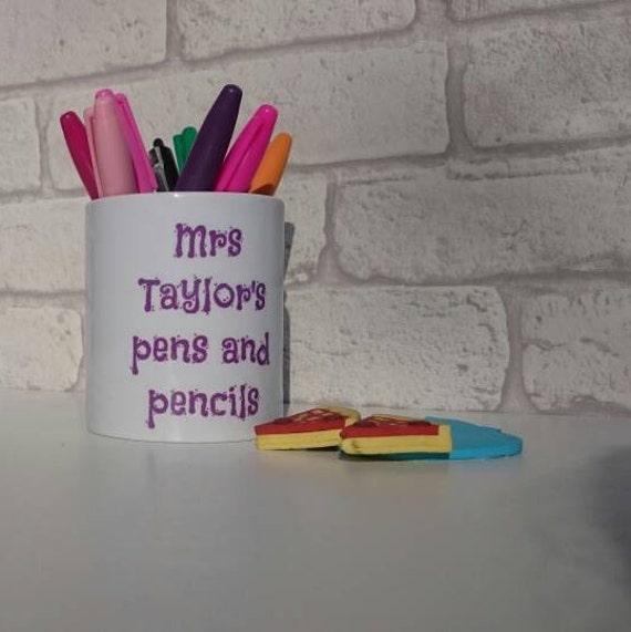 Best Teacher Ever Pen Pencil Pot Holder Thank You Teacher Assistant Teacher Gift