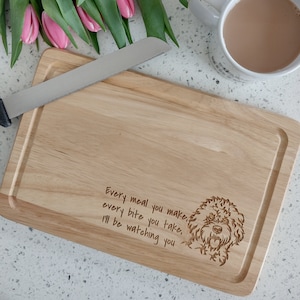 Cockapoo Chopping Board Serving Board Gift, Cockapoo Gift, Cockapoodle Present, Dog Lover