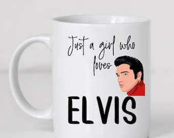 Elvis Presley Mug, A Little Less Conversation, A Little More Caffeination,  Fun Elvis Fan Coffee Mug, Music Gift, - Etsy