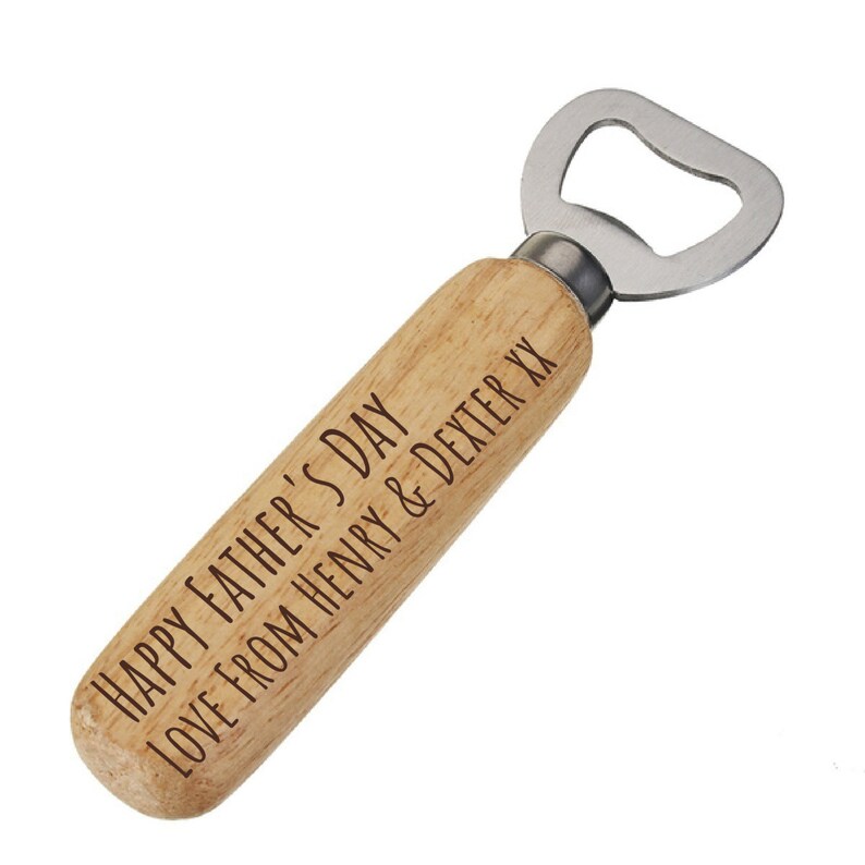 Personalized bottle opener