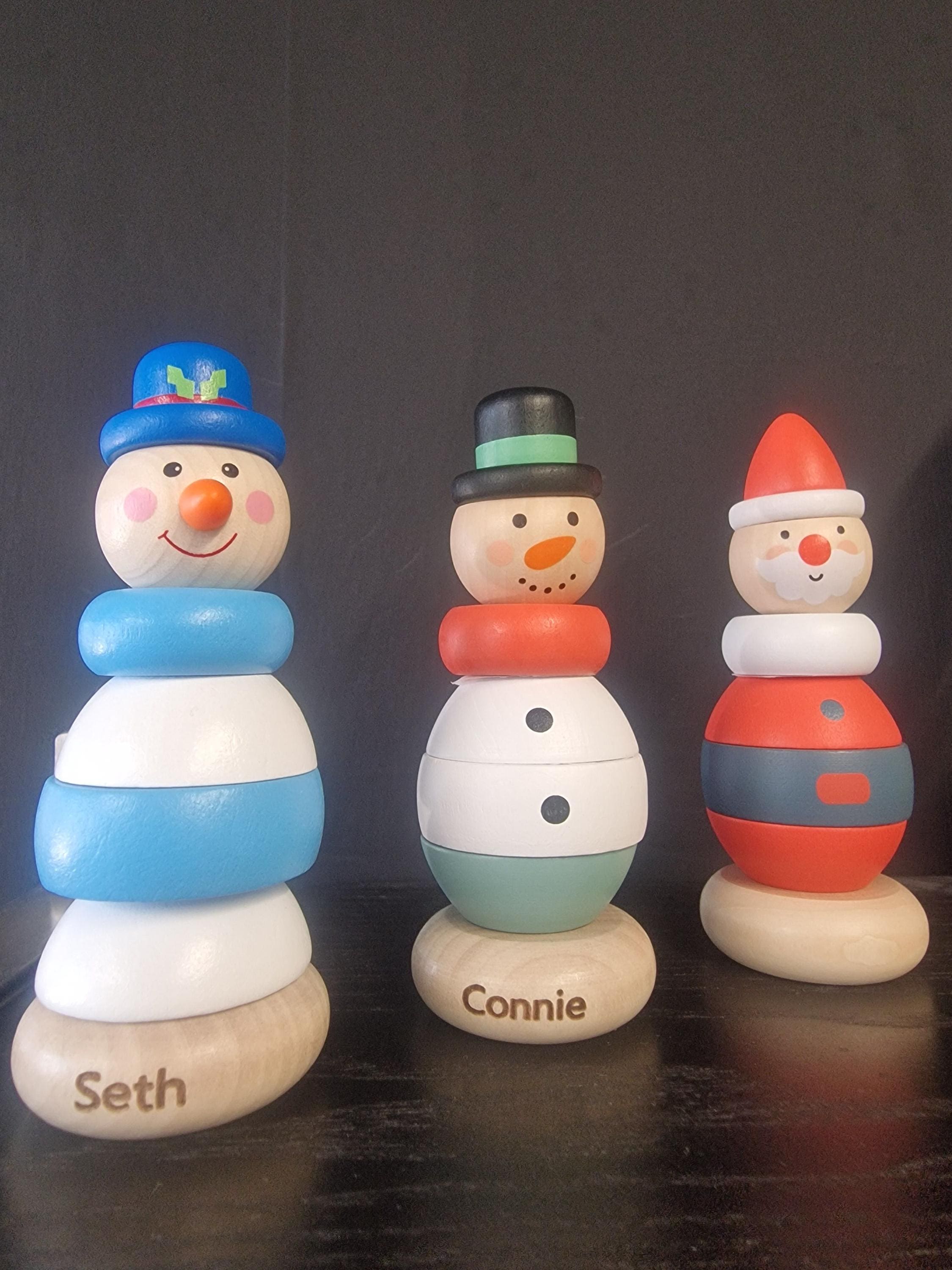 クリスマス用木製積み木おもちゃ、クリスマスプレゼント、クリスマス