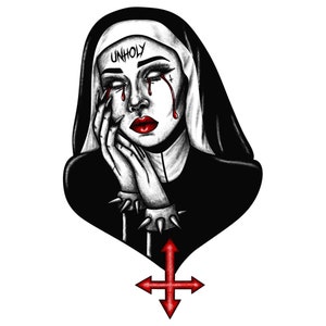 Unholy Nun Print
