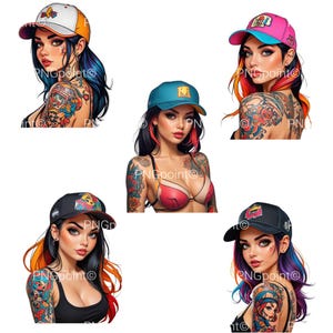Tattooed Girl Png Bundle, Tatted girl images, Hot chick png, Tattoo image - Commercial use