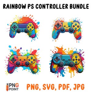PS Controller image bundle, Play station controller, Gamer images, Gaming png, Controller svg, Commercial use