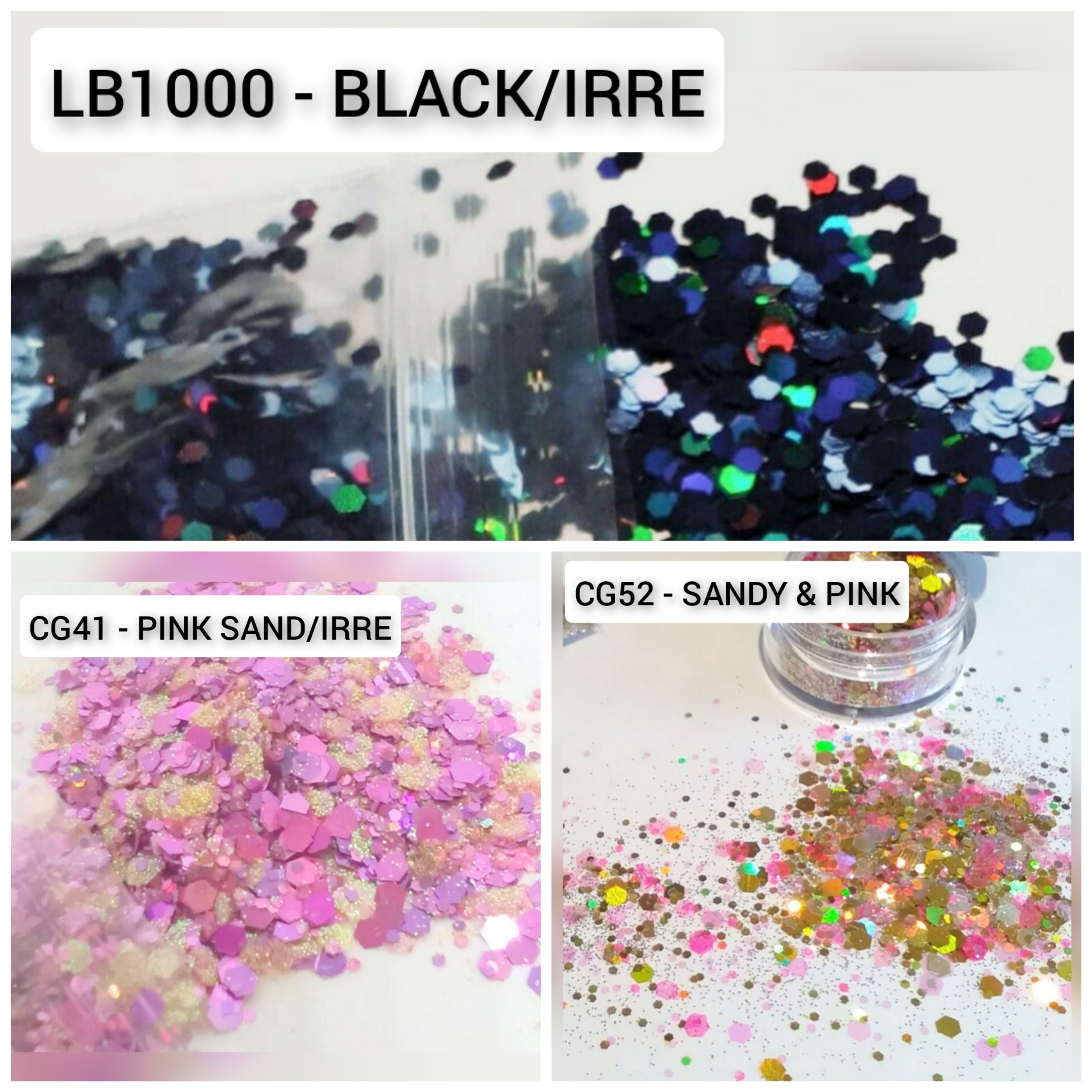 Glitter for Wax Melts Costmetic Grade Fine & Chunky Glitters Etsy