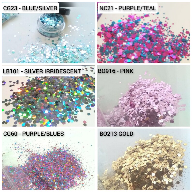 Glitter for Wax Melts Costmetic Grade Fine & Chunky Glitters Etsy