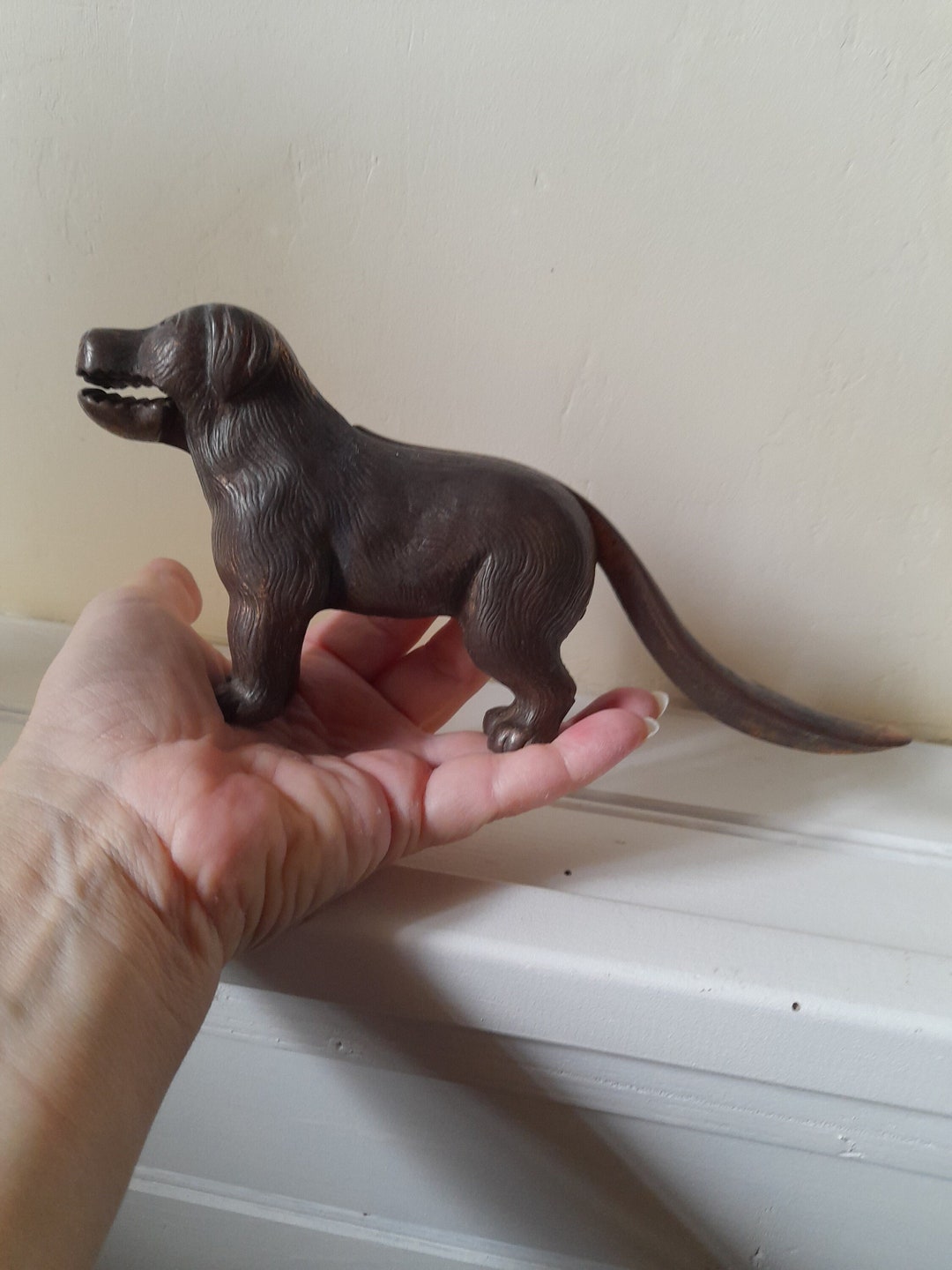 Buy Dog Cast Iron Nutcracker Made in England, Vintage Traditional Kitchen  Utensil First Half 20th Century Online in India