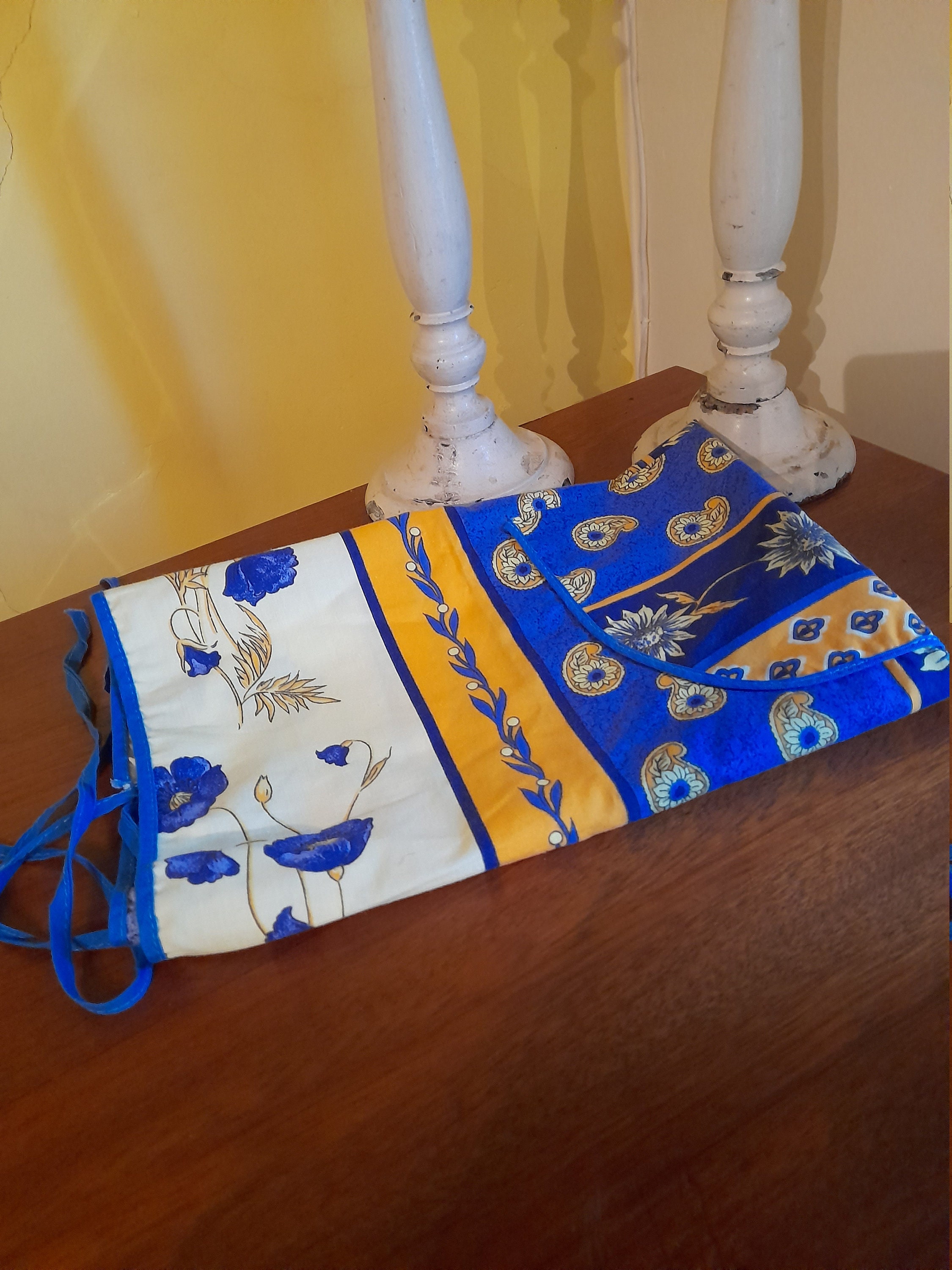 Français Tablier Provençal - Motifs Traditionnels, Provence, Décor Sud de La France Coton Tablier, B