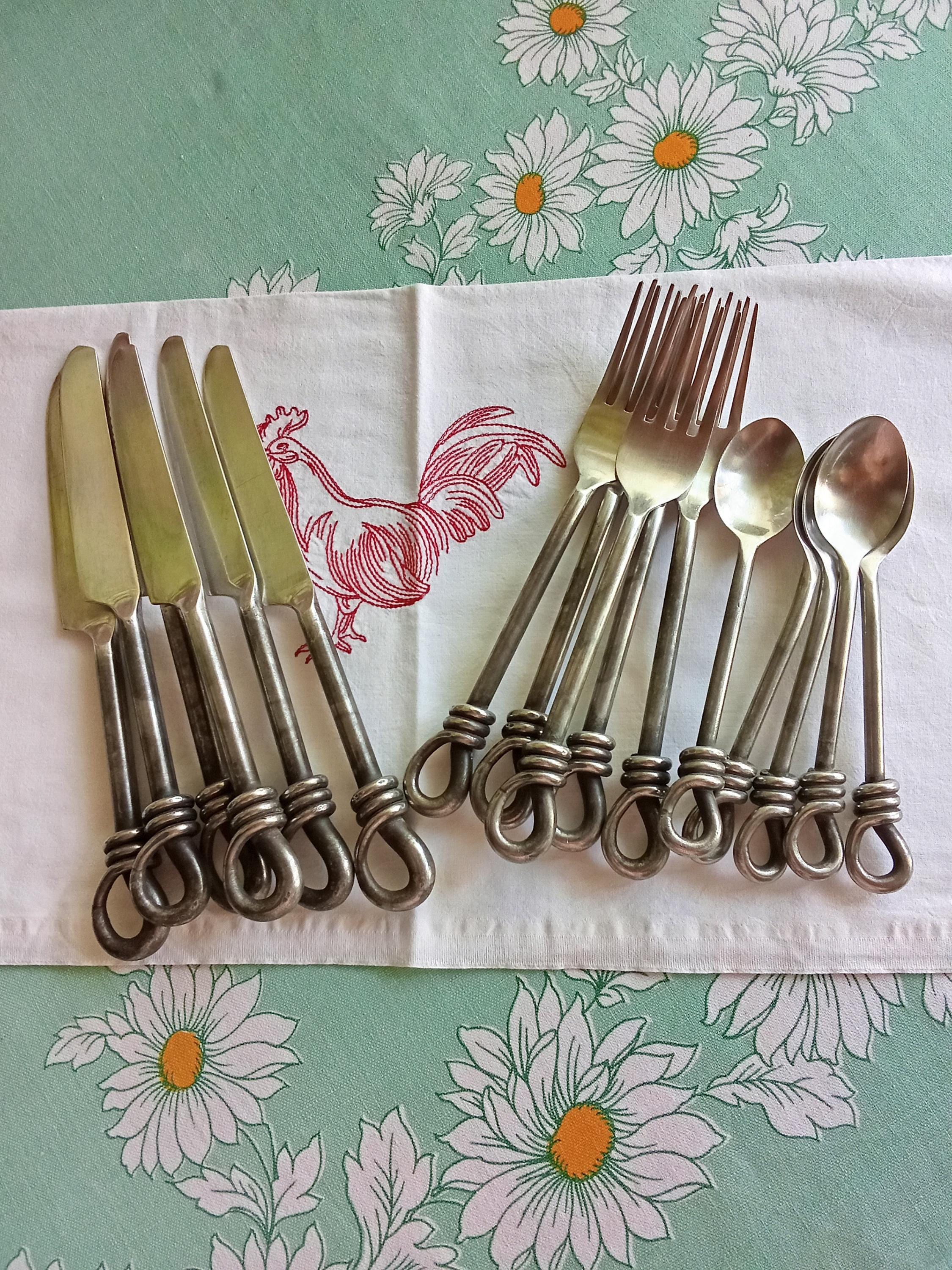 Hängendes besteck set