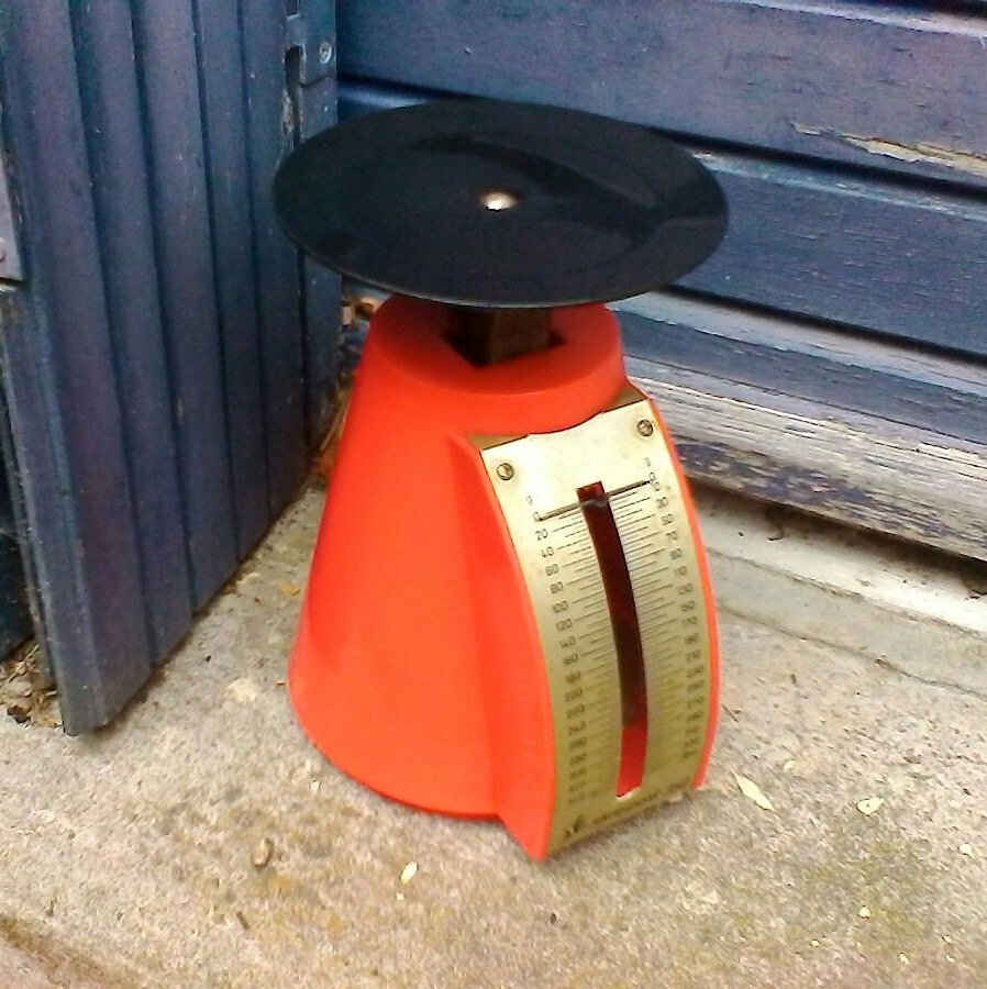 Échelles de Lettres Vintage - Ensemble 350G d'écailles Ancienne Pèse Années 1970 Made in Germany Skr