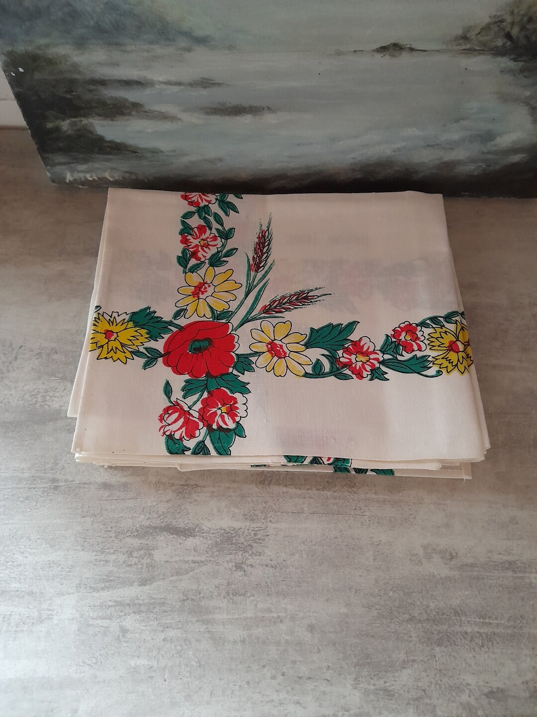 Set De 4 Torchons Italiens Coton - Motifs Pizza, Pâtes, Cuisine - Déco Utile Made In Italy 42x70 Cm