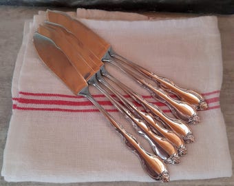 Christofle chinon ,couverts à poisson ,couverts de service | Selency
