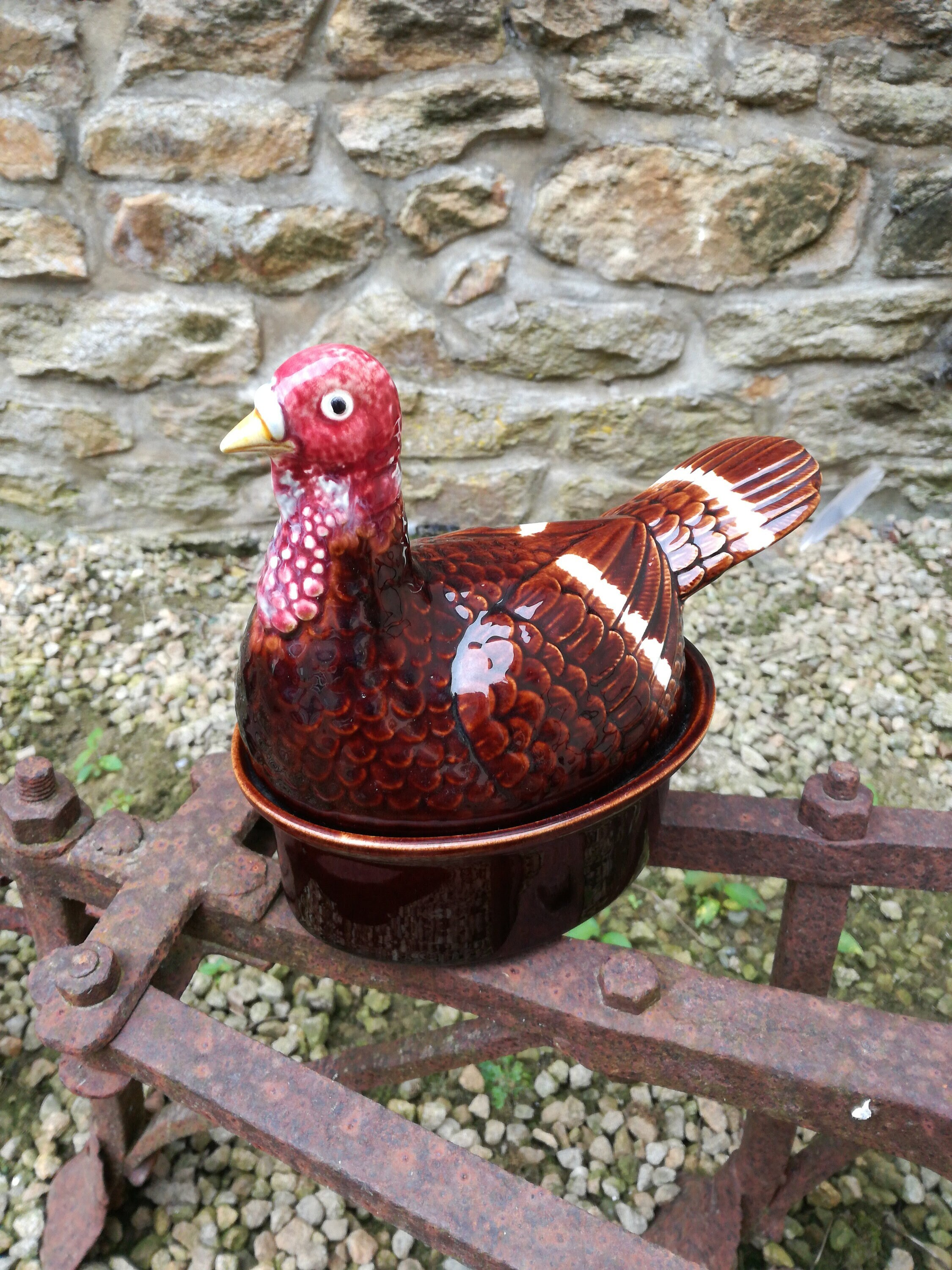 Turkey Terrine - Terrine Émaillée Vintage