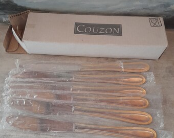 Jean Couzon フランス製 高級ヴィンテージカトラリーセット（29点） Jean Couzon のカトラリー 18 点セット、ナイフ 6 本、フォーク 6 本