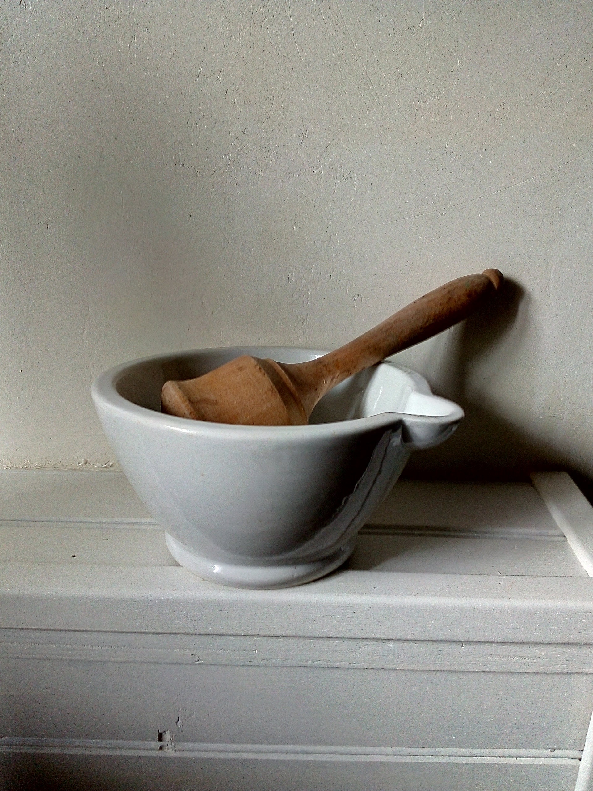 mortier Blanc De Porcelaine