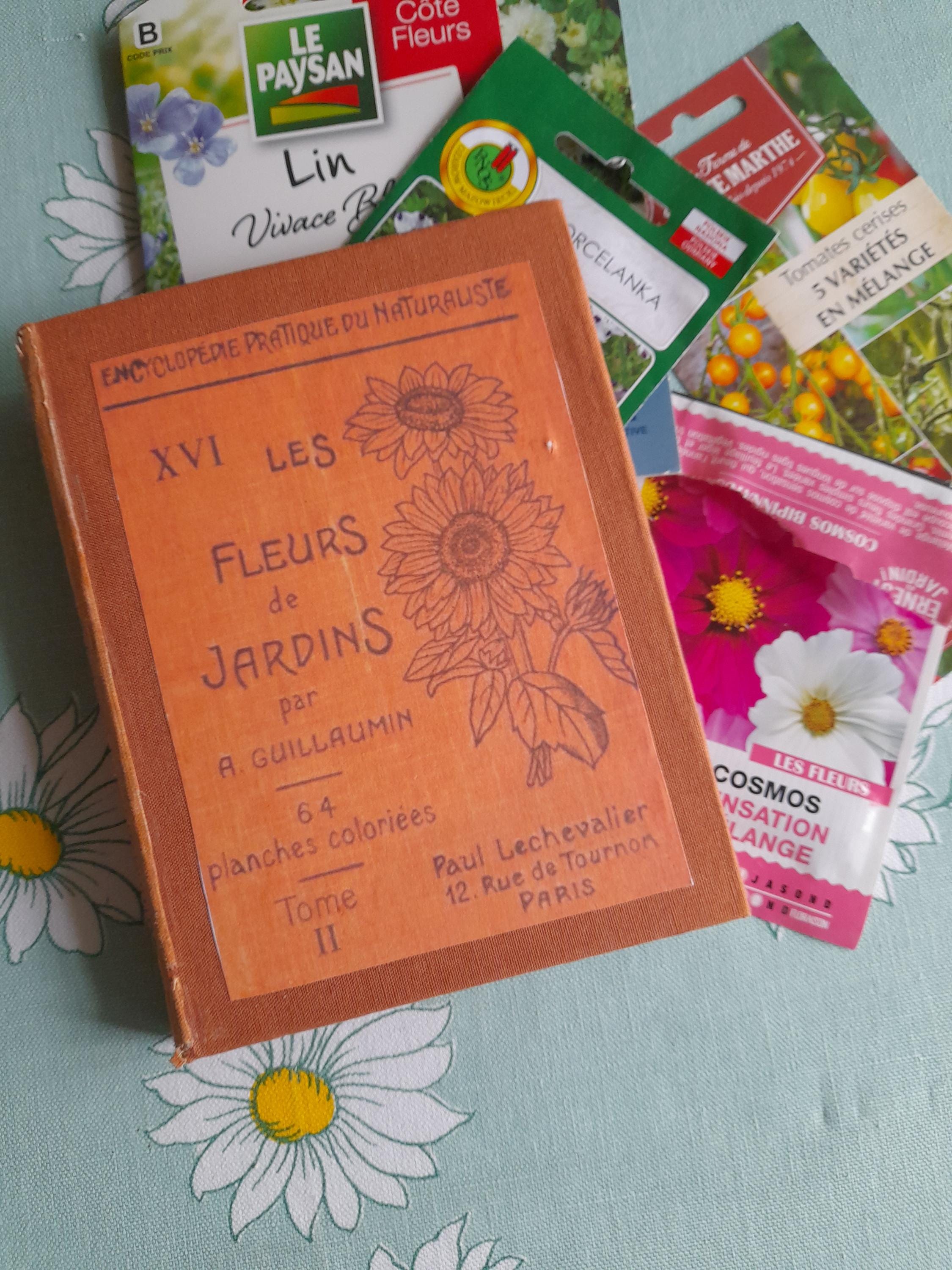 Les Fleurs De Jardins, Book by A. Guillaumin, Vol 2, Summer