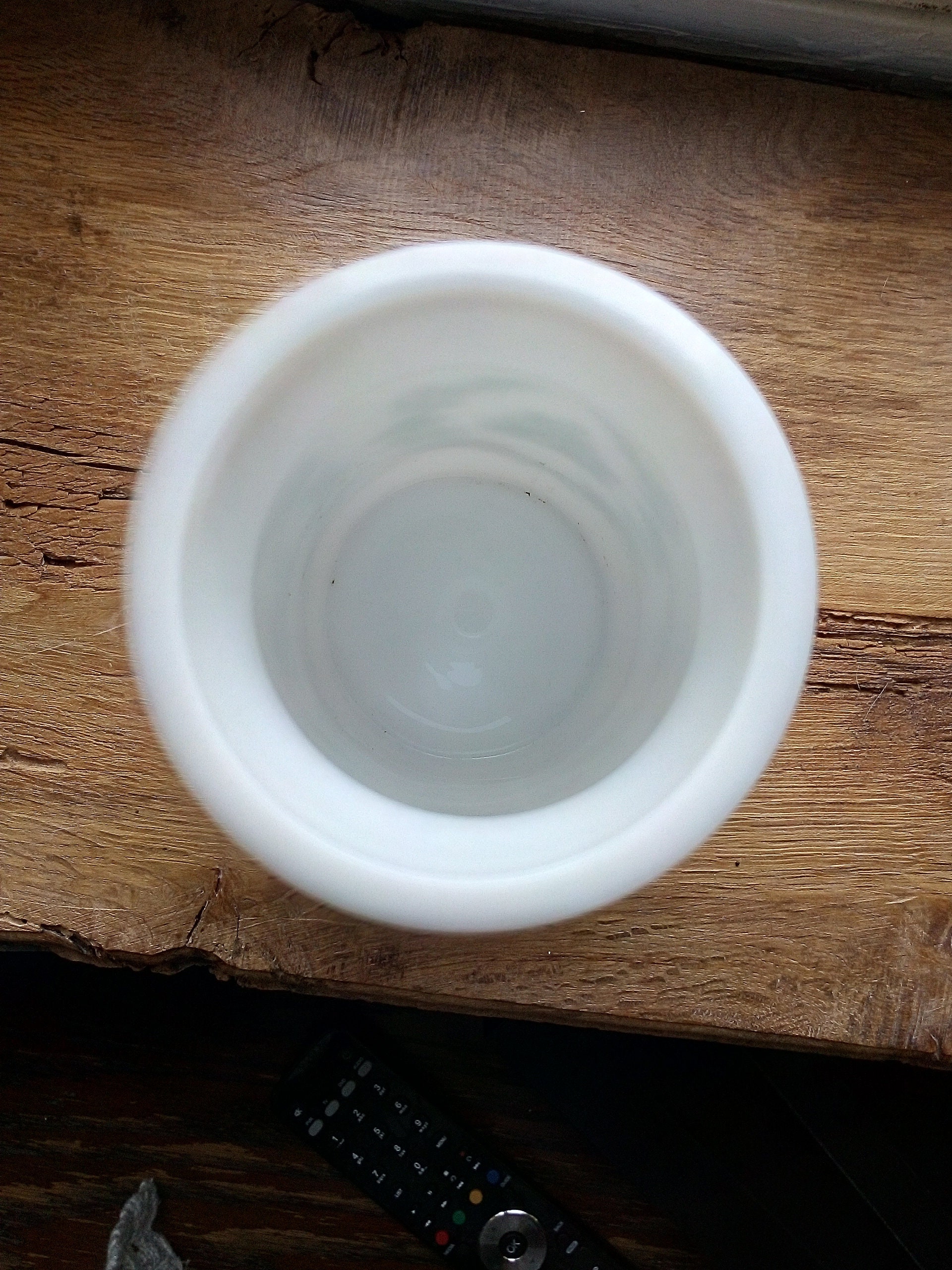 Frasco de vidrio opalino hecho en Italia olla vintage para | Etsy