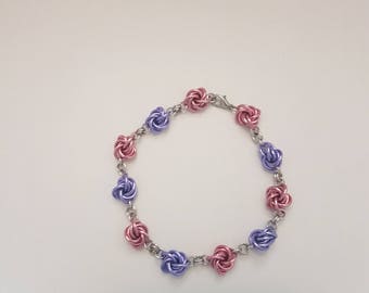 Mobius Flower Chainmaille Bracelet